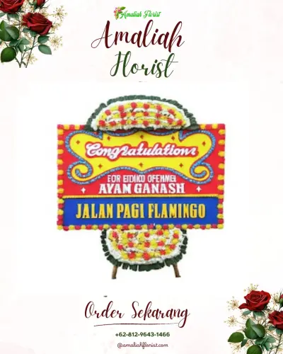 Bunga Papan Congratulation di Mokoau